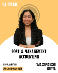 CA Inter Cost & Management  Accounting (LIVE + RECORDED BATCH)  For  May & Sept 26 Exams