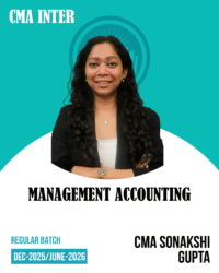 CMA Inter Management Accounting (REGULAR + LIVE BATCH) for Dec 25/June 26