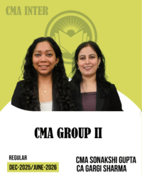 CMA Inter GROUP II COMBO Regular Batch for Dec 25/Jun 26