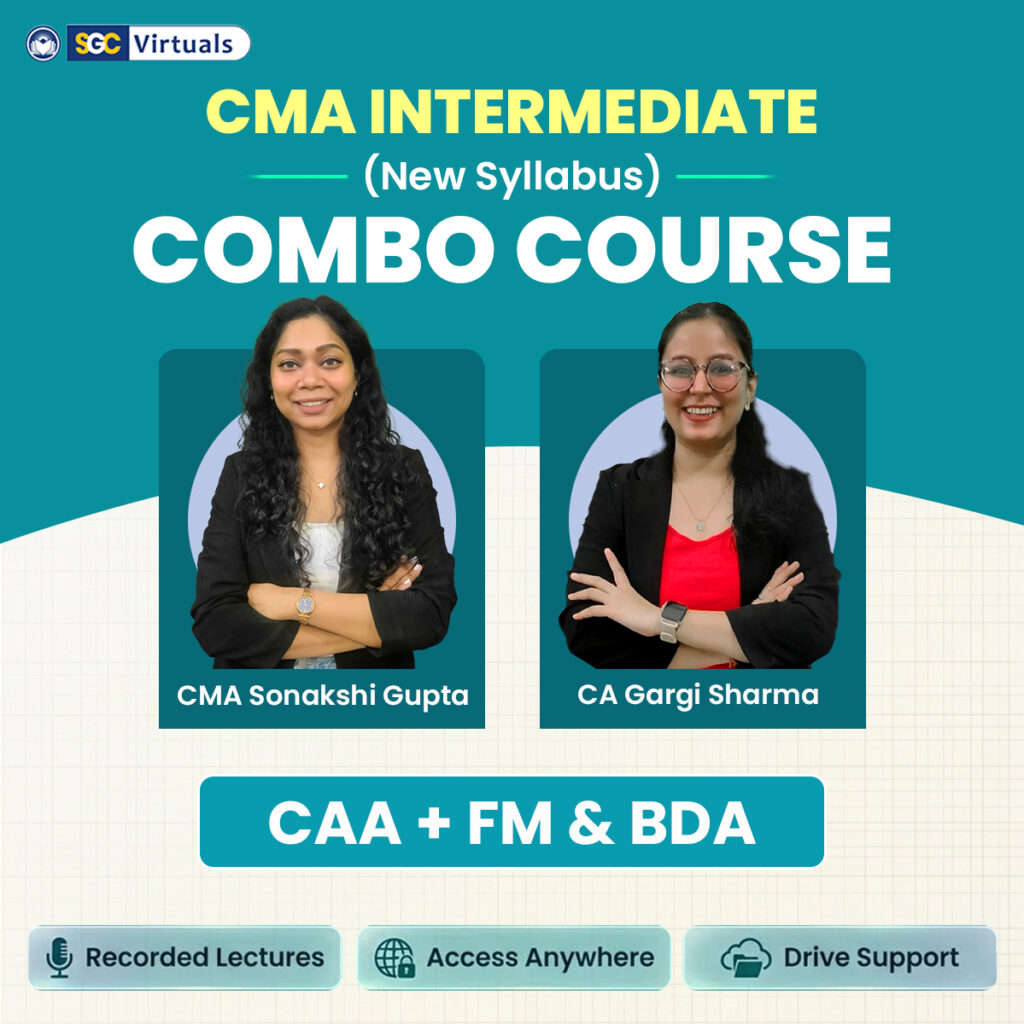 CMA Inter New Syllabus Combo (Corp. Accounting & Auditing + FM & BDA)