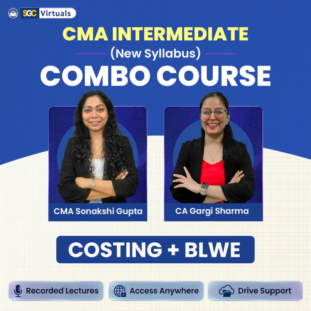 CMA Inter New Syllabus Combo-(COSTING + BLWE)