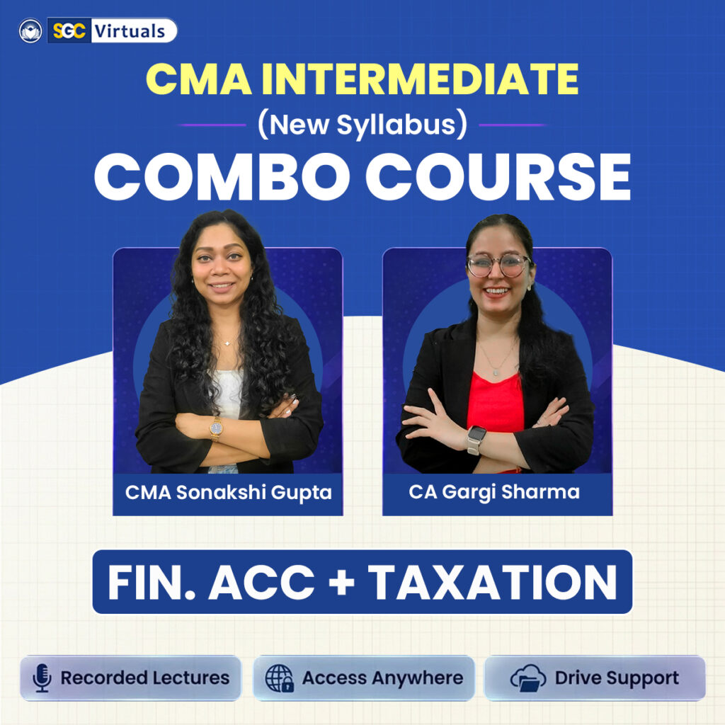 CMA Inter New Syllabus Combo-(FINANCIAL ACCOUNTS + TAXATION)