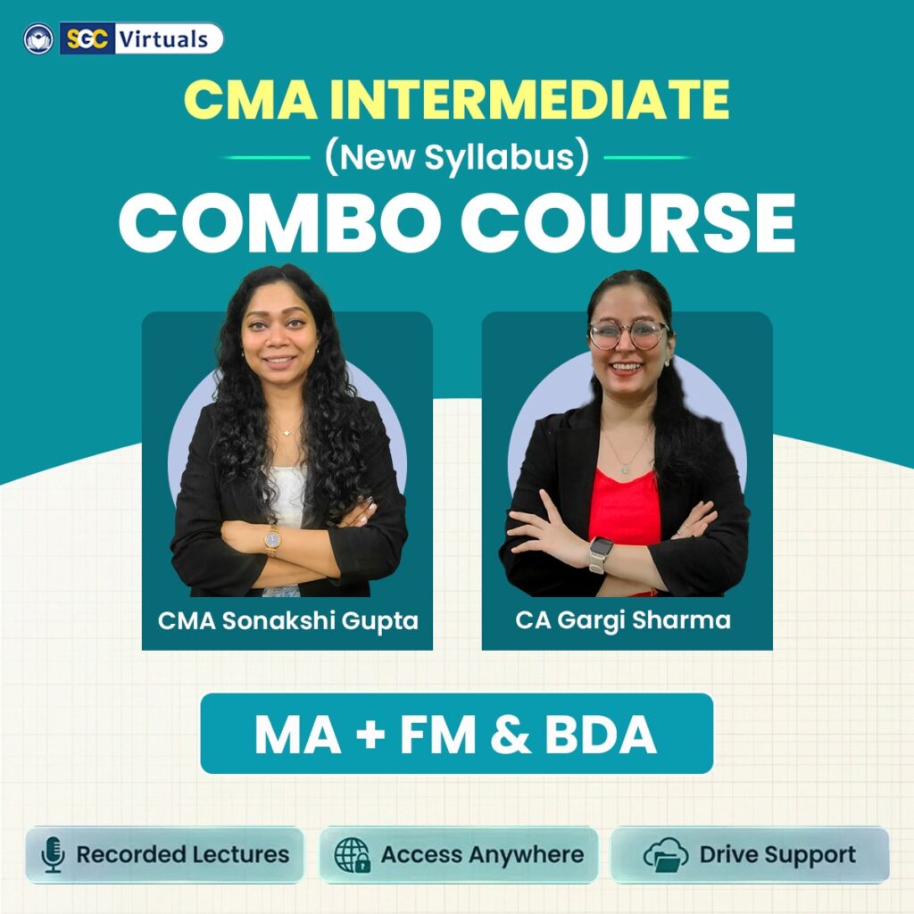 CMA Inter New Syllabus Combo (Management Accounting + FM & BDA)
