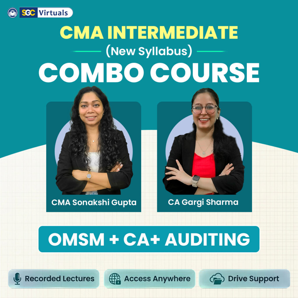 CMA Inter New Syllabus Combo (OMSM + Corp. Acc + Auditing)