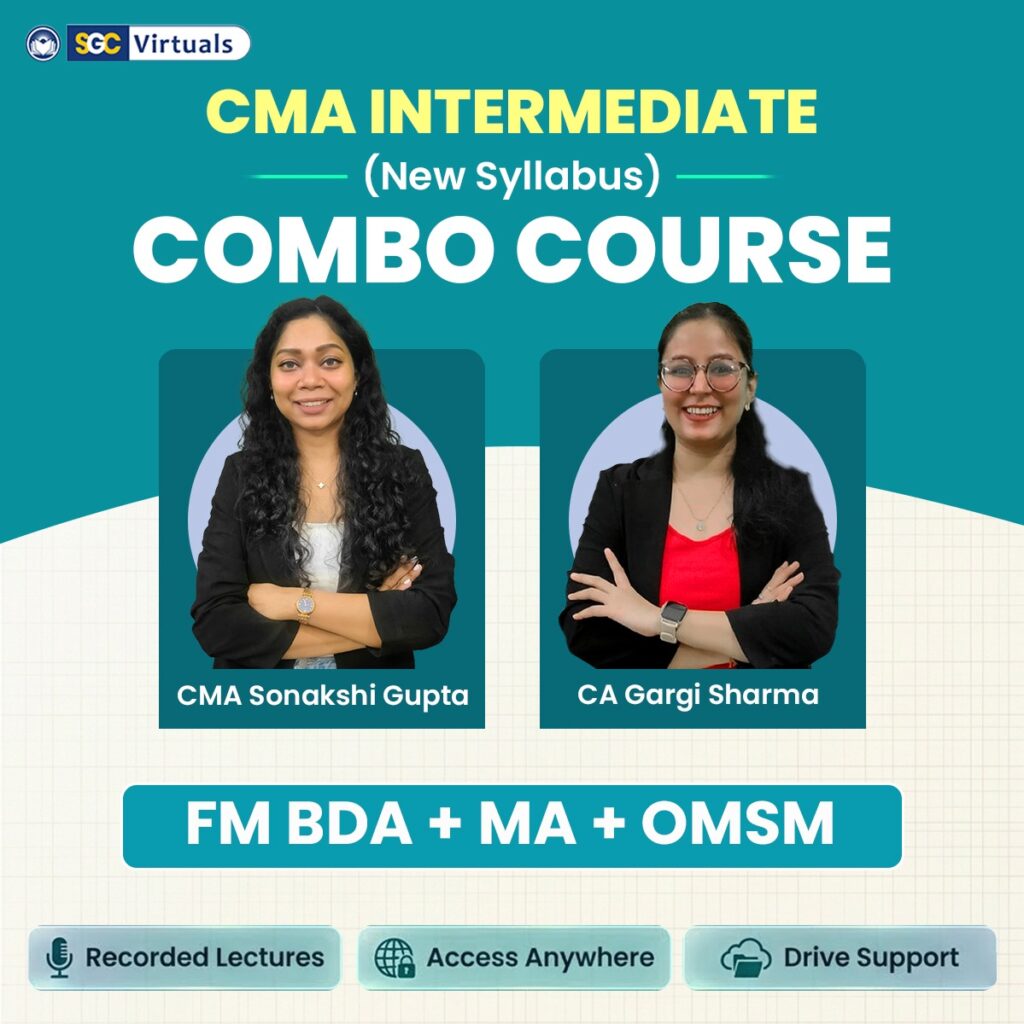 CMA Inter New Syllabus Combo (FM & BDA + Management Accounting + OMSM)